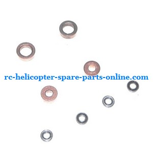 Ming Ji 802 802A 802B RC helicopter spare parts bearing set (Big x2 + Medium x2 + Small x4)(set)