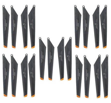 Subotech S902 S903 RC helicopter spare parts 5 sets main blades (Upgrade Black-Orange)