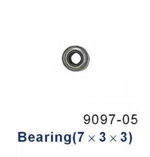 Shuang Ma 9097 SM 9097 RC helicopter spare parts bearing (7*3*3)