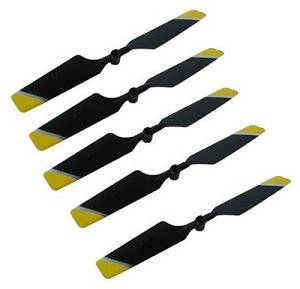 Shuang Ma 9101 SM 9101 RC helicopter spare parts tail blade (Yellow) 5pcs