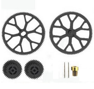 Double Horse 9101 DH 9101 RC helicopter spare parts main gear set (upper + lower + small gear)