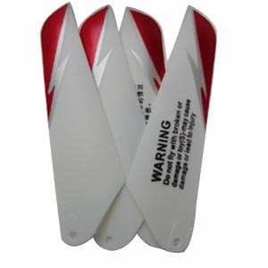 Shuang Ma 9098 9102 SM 9098 9102 RC helicopter spare parts main blades (Red)