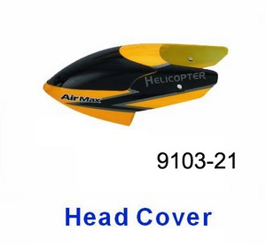 Double Horse 9103 DH 9103 RC helicopter spare parts head cover (Yellow)
