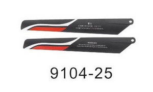 Double Horse 9104 DH 9104 RC helicopter spare parts main blades (red)