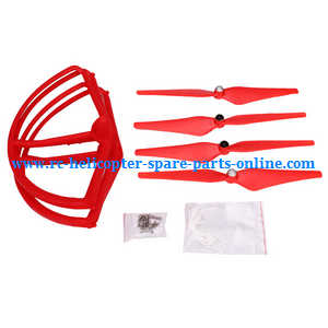 cheerson cx-22 cx22 quadcopter spare parts main blades + protection frame set (Red)