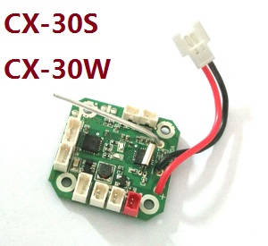 cheerson cx-30 cx-30c cx-30w cx-30s cx-30w-tx cx30 quadcopter spare parts receive PCB board with LED (CX-30S CX-30W)