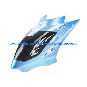DFD F163 helicopter spare parts head cover blue