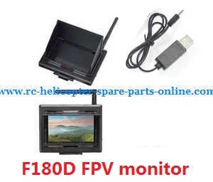 DFD F180 F180D F180C quadcopter spare parts 5.8G FPV Monitor set