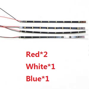 JJRC H8 H8C H8D quadcopter spare parts LED bar set (2*red + 1*white + 1*blue)