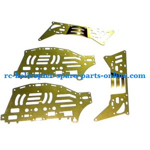 FQ777-777D FQ777-777 RC helicopter spare parts metal frame (Golden)