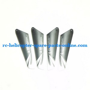 JXD 340 helicopter spare parts main blades (2x upper + 2x lower)