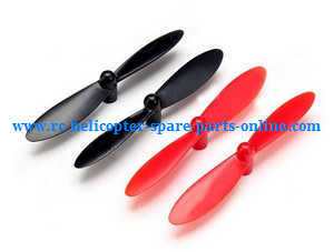 Wltoys WL Q242 Q242K Q242G DQ242 quadcopter spare parts main blades propellers (Red-Black)