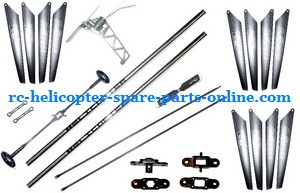 GT Model 8006 QS8006 RC helicopter spare parts A lot of spare parts set