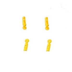 SYMA S107 S107G S107I RC helicopter spare parts fixed set of the support bar (Yellow) 4pcs