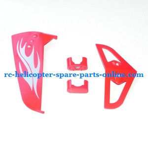 SYMA S031 S031G S31(2.4G) RC helicopter spare parts tail decorative set (S031G Red)