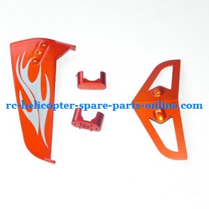 SYMA S031 S031G S31(2.4G) RC helicopter spare parts tail decorative set (S031G Orange)