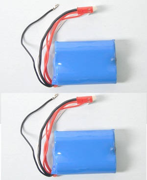 SYMA S031 S031G S31(2.4G) RC helicopter spare parts battery 7.4V 1100MAH red JST plug 2pcs
