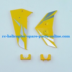SYMA S033 S033G S33(2.4G) RC helicopter spare parts tail decorative set (Yellow)