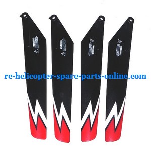 Subotech S902 S903 RC helicopter spare parts main blades (Red)