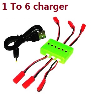MJX T04 T604 T-64 RC helicopter spare parts 1 to 6 charger set