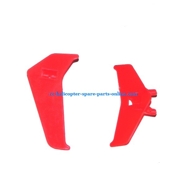 MJX T20 T620 RC helicopter spare parts tail decorative set (Red)
