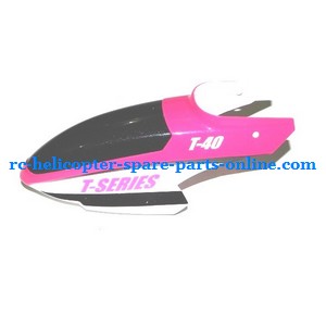 MJX T40 T640 T40C T640C RC helicopter spare parts head cover pink