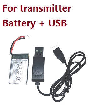 UDI RC U842-1 U818SW quadcopter spare parts battery and USB wire for FPV transmitter