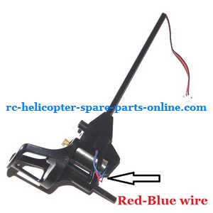 WL V959 V969 V979 V989 V999 quard copter spare parts side bar + motor deck + main gear + main motor (Red-Blue wire)