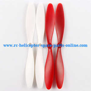 XK X380 X380-A X380-B X380-C quadcopter spare parts main blades propellers (Red-White)