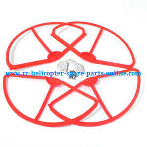 XK X380 X380-A X380-B X380-C quadcopter spare parts outer protection frame (Red)