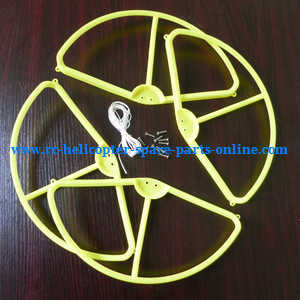 XK X380 X380-A X380-B X380-C quadcopter spare parts outer protection frame (Yellow)