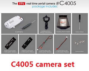 MJX X-series X400 X400-V2 quadcopter spare parts C4005 FPV camera set