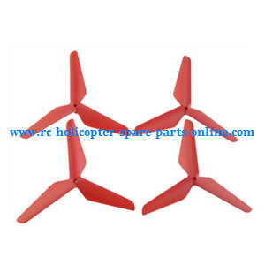 SYMA x5 x5a x5c x5c-1 RC Quadcopter spare parts upgrade Three leaf shape blades (Red)