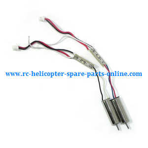 MJX X-series X800 quadcopter spare parts main motor with LED bar (1*Black-White wire + 1*Red-Blue wire)