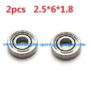 XK K124 RC helicopter spare parts bearing 2.5*6*1.8mm 2pcs
