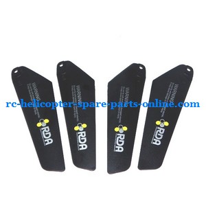 Attop toys YD-711 AT-99 RC helicopter spare parts main blades (2x upper + 2x lower)