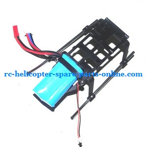ZHENGRUN ZR Model Z101 helicopter spare parts battery + undercarriage set