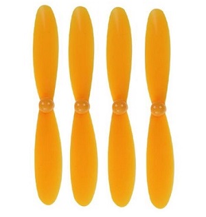H107L Hubsan X4 RC Quadcopter spare parts main blades (Yellow) - Click Image to Close