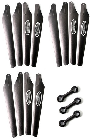 Egofly LT-711 LT-713 RC helicopter spare parts main blades 3sets + 3*connect buckle
