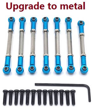 Wltoys 104001 RC Car spare parts connect buckle set (Metal) Blue