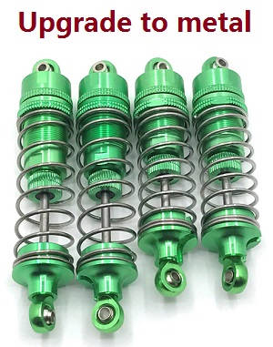 Wltoys 104001 RC Car spare parts front and rear shock absorber (Metal) Green