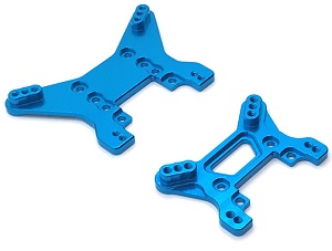 Wltoys 104001 RC Car spare parts front and rear shock absorber plate Blue