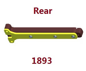Wltoys 104001 RC Car spare parts underbody reinforcement Rear 1893