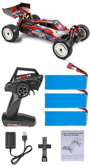 Wltoys 104001 RC Car with 3 battery RTR - Click Image to Close