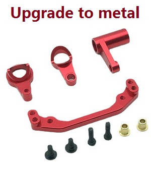 Wltoys 104001 RC Car spare parts steering clutch group (Metal) Red