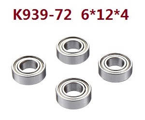 Wltoys 104001 RC Car spare parts bearing 6*12*4 K939-72