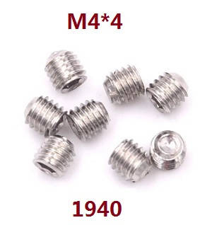 Wltoys 104001 RC Car spare parts machine screw M4*4 1940 - Click Image to Close