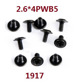 Wltoys 104001 RC Car spare parts screws set 2.6*4PWB5 1917