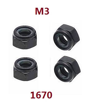 Wltoys 104001 RC Car spare parts M3 nuts 1670 - Click Image to Close