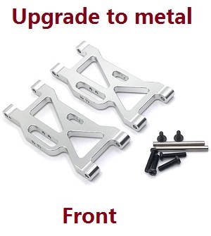Wltoys 104001 RC Car spare parts front swing arm (Metal) Silver